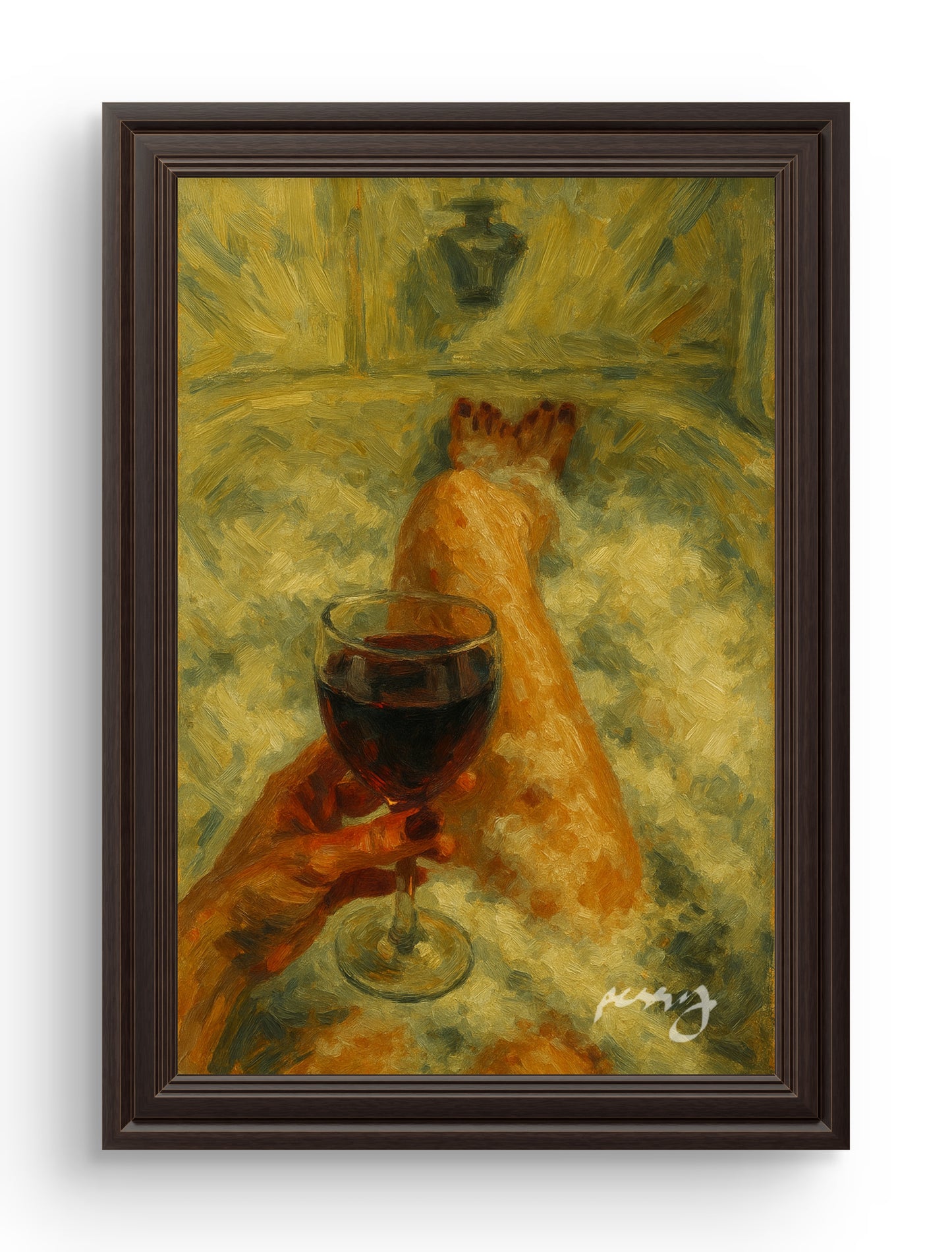 The one with wine and bubbles