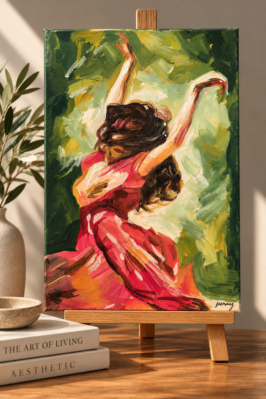 The one who lost herself (Hand Painted)