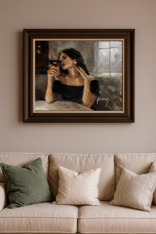 The one with Red wine and kitchen window