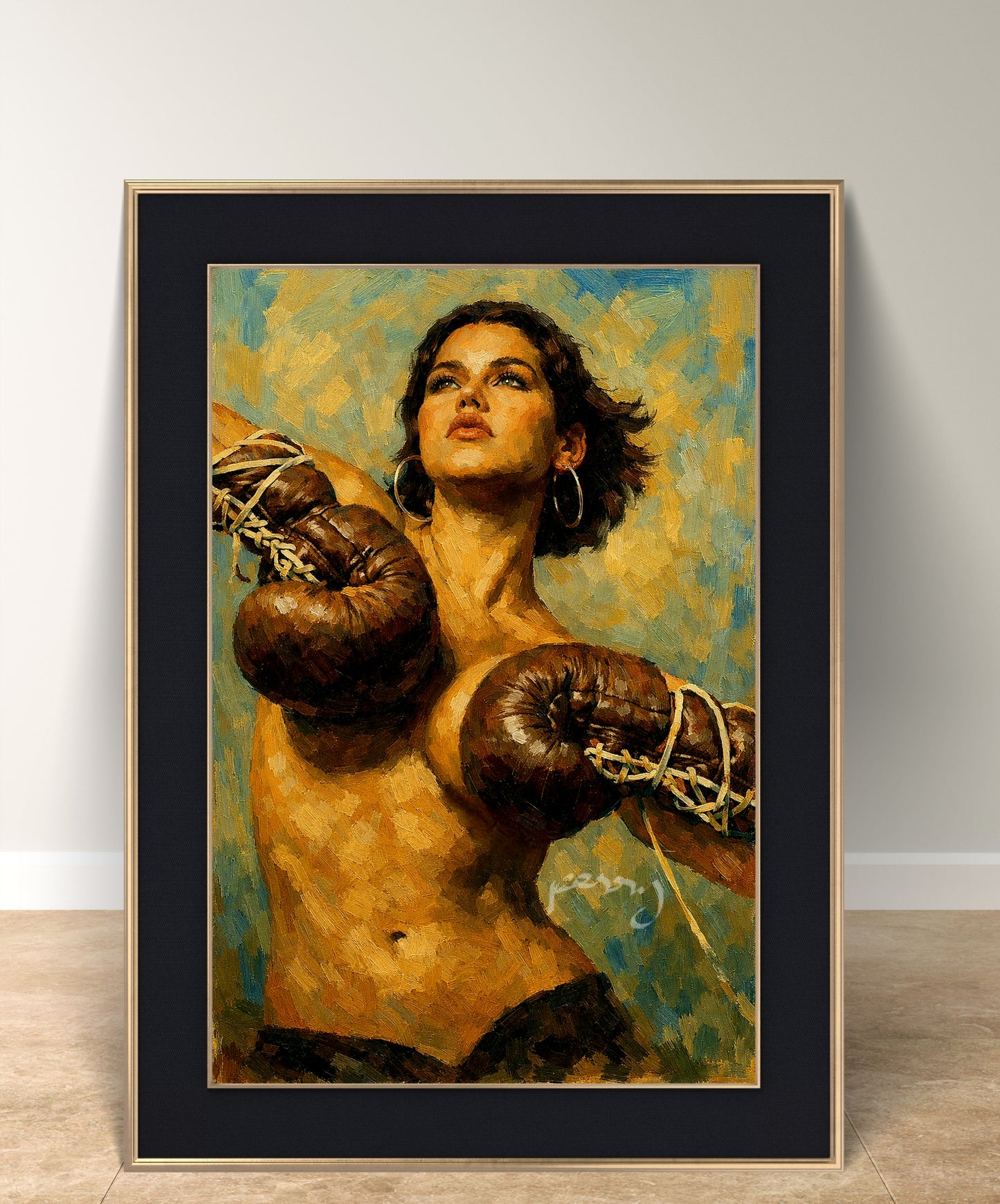 The one with the boxing gloves