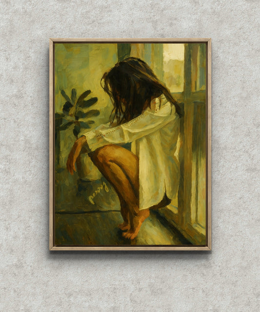 The one sitting by the Window