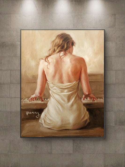 The one playing the piano
