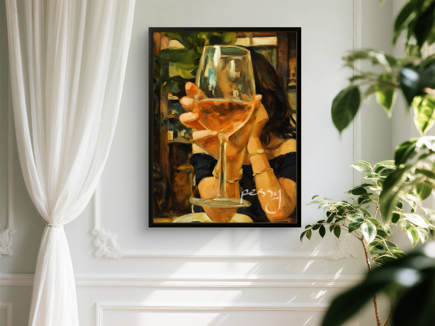 The One with the Wine Flag
