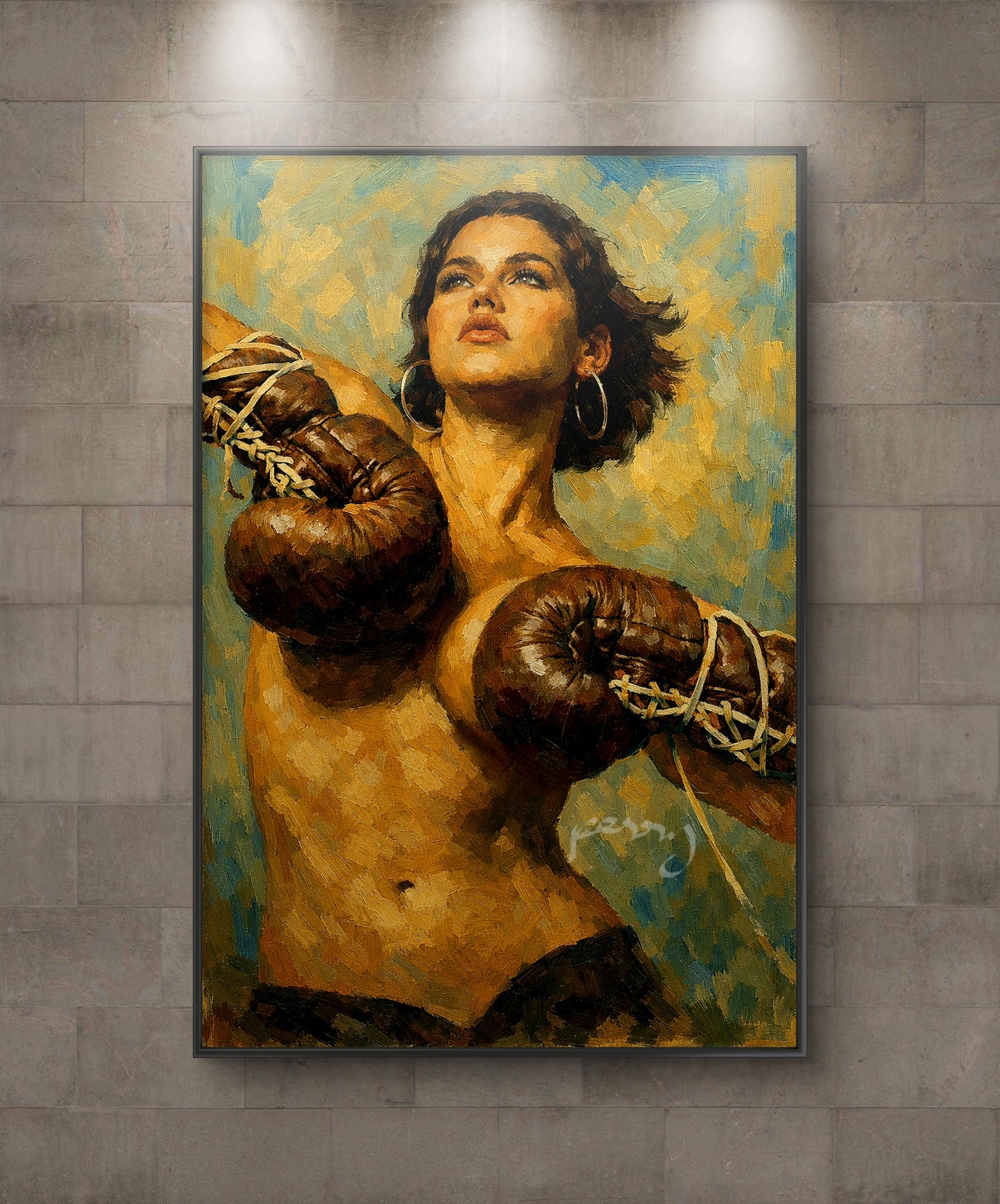 The one with the boxing gloves