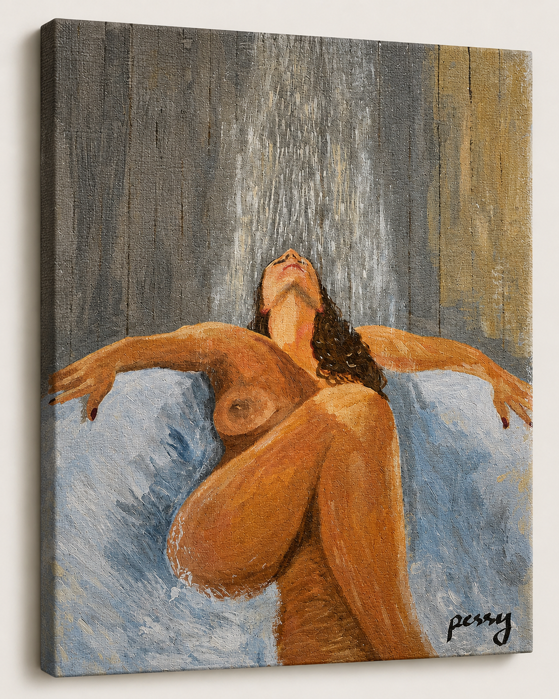 The one having a shower under the sun (Original)