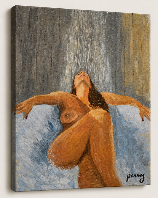 The one having a shower under the sun (Original)