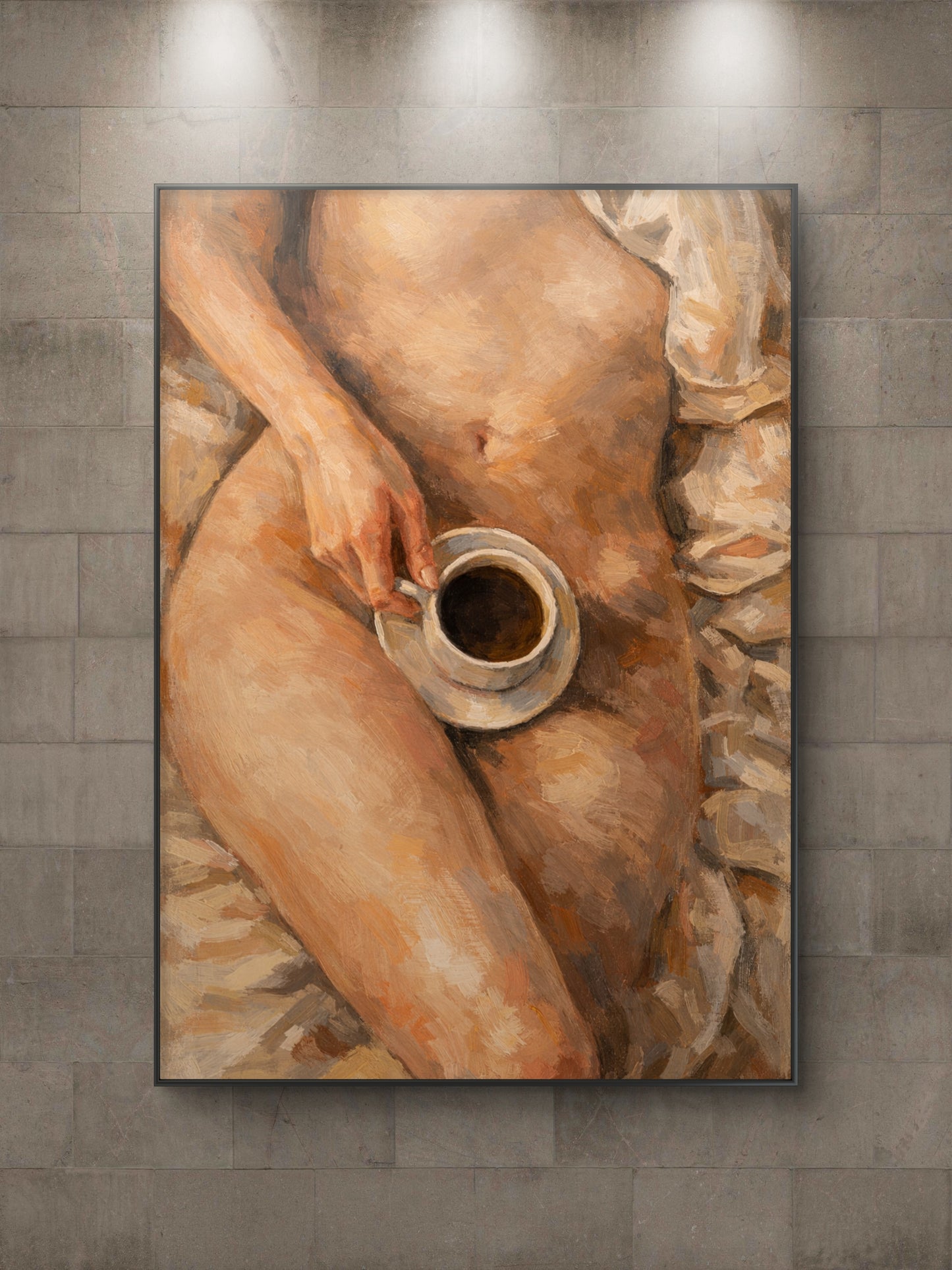 The one having a coffee on her Venus
