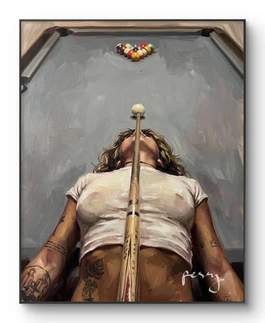 The one on the pool table
